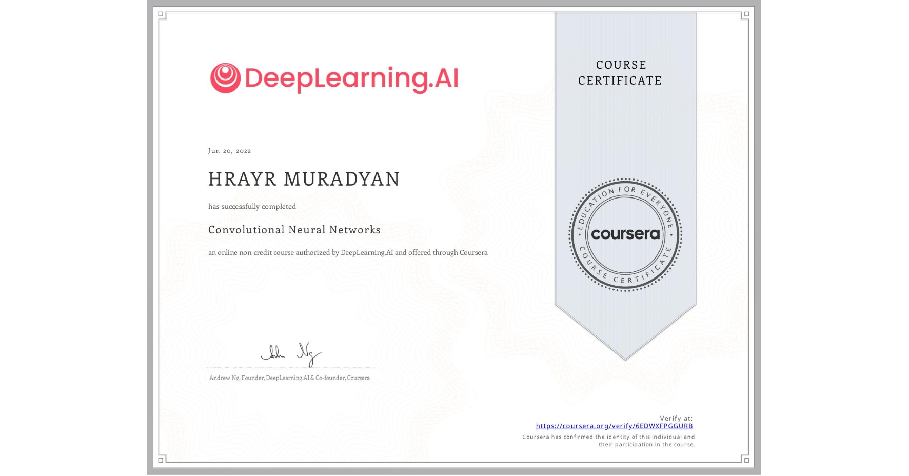 Certificate 1